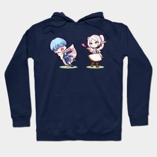 Himmel and Frieren - Flying Kiss Hoodie